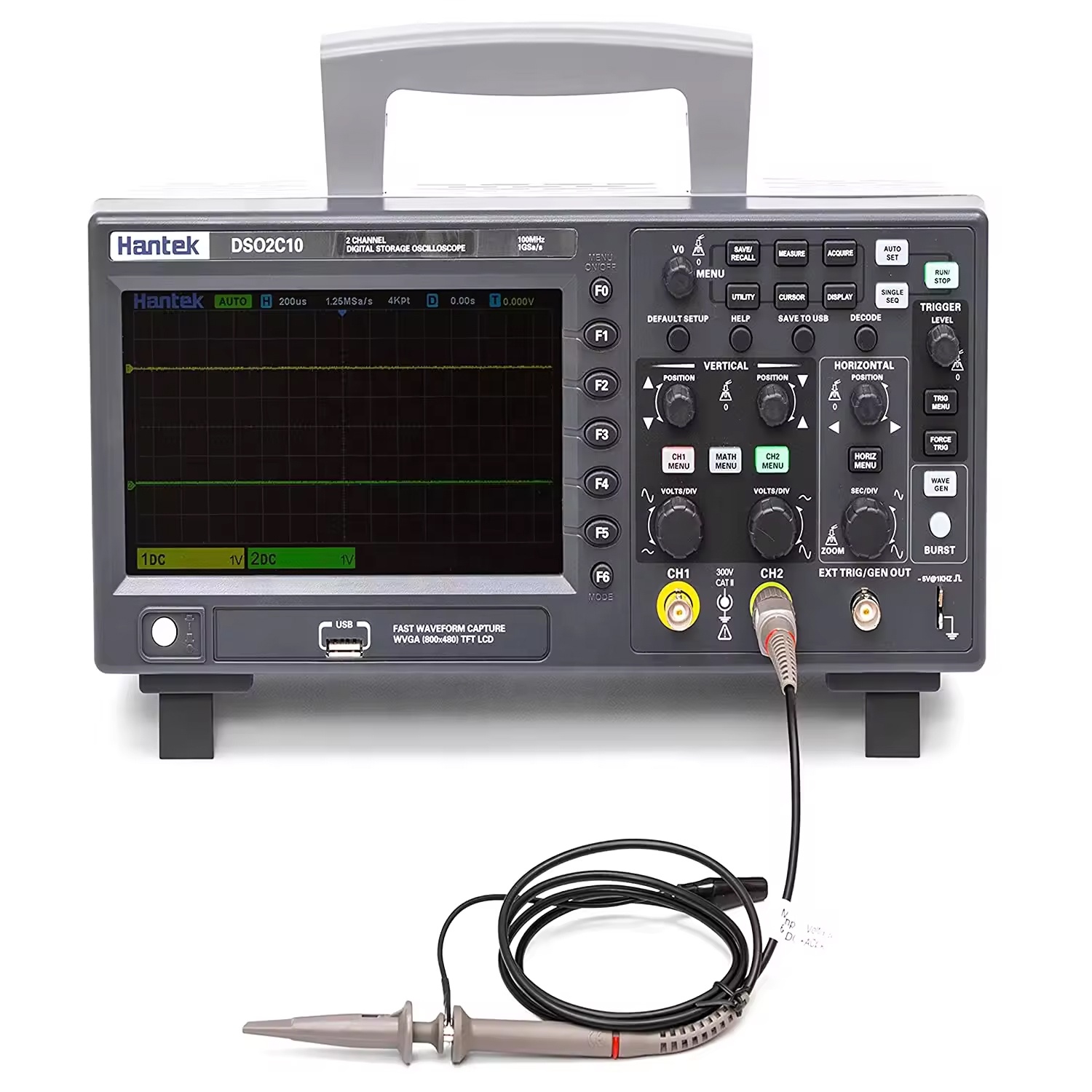 Digital Storage Oscilloscope 100Mhz - DSO2C10 DSO2C15 DSO2C10 2 Kanallı Dijital