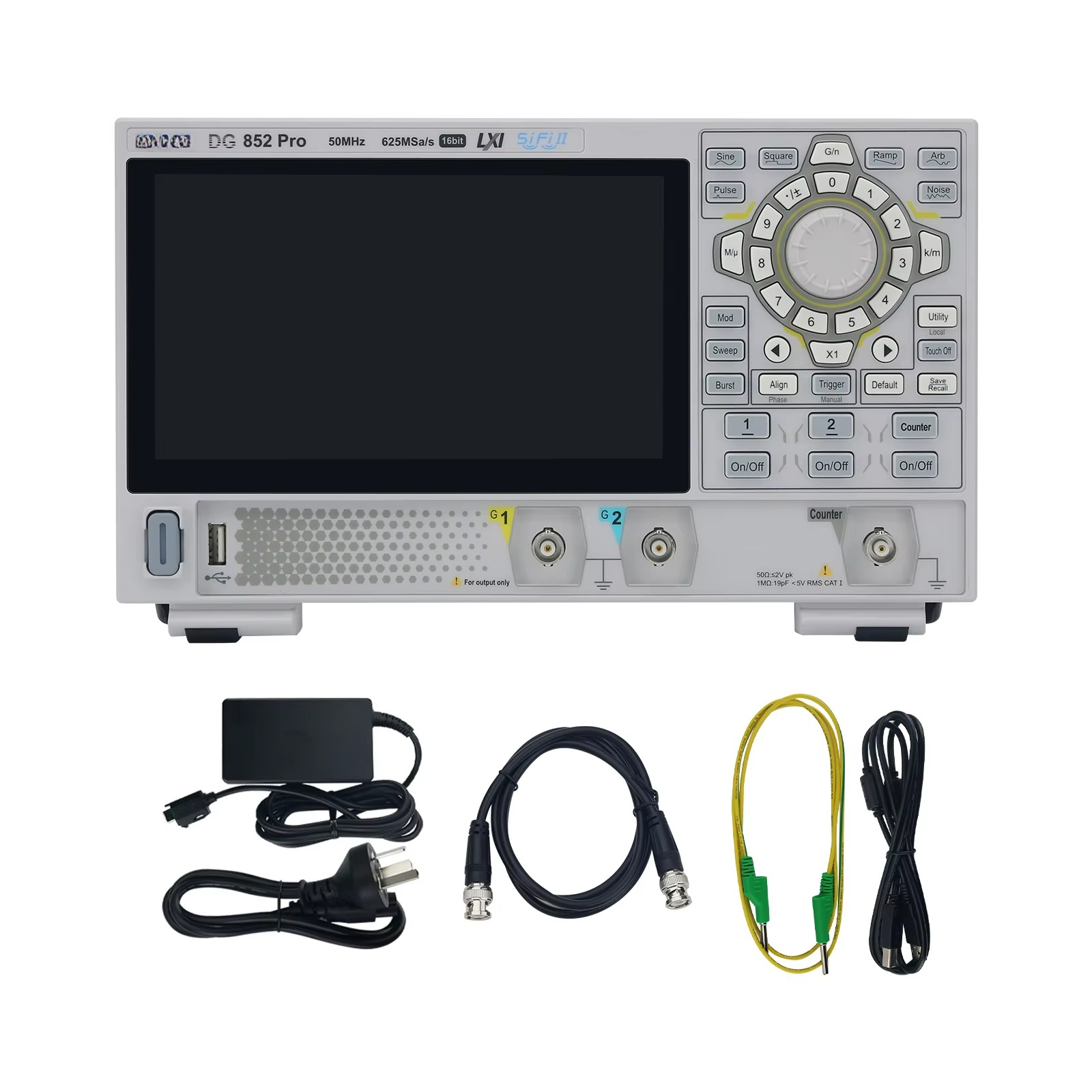 Function Arbitrary Waveform Generator - RIGOL DG852 Pro 50MHz Çift Kanallı