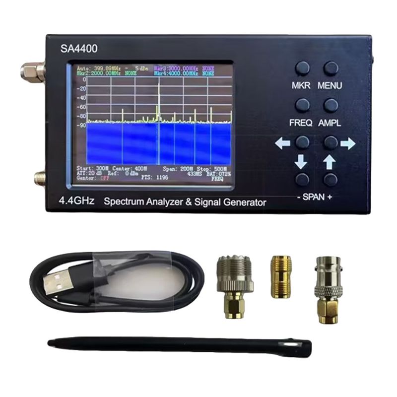 Signal Generator Spectrum Analyzer - AT05-Yeni 4.4Ghz SA4400 Spektrum Analizörü ve