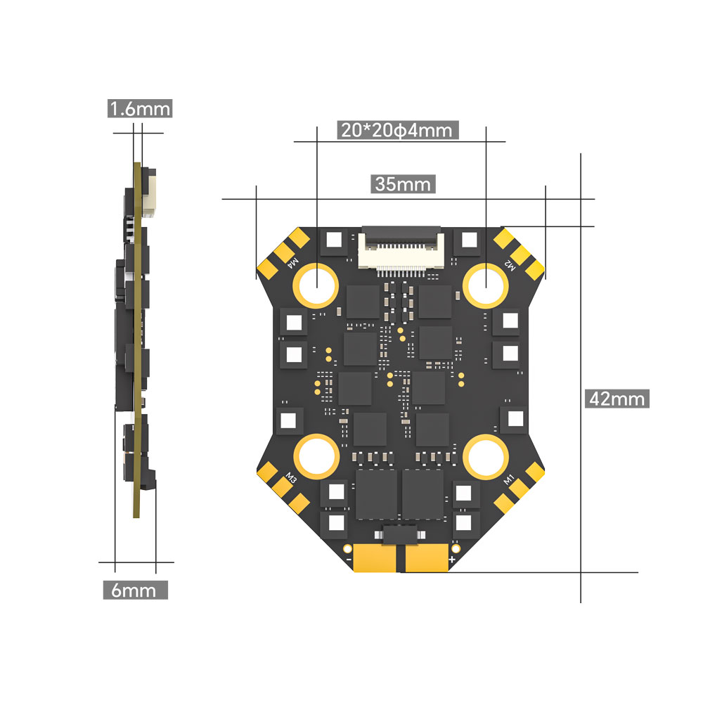 iFlight Borg F7 Mini Stack Uçu - Fpv Flight Controller F7 Stack 60A incelemesi ve fiyatı