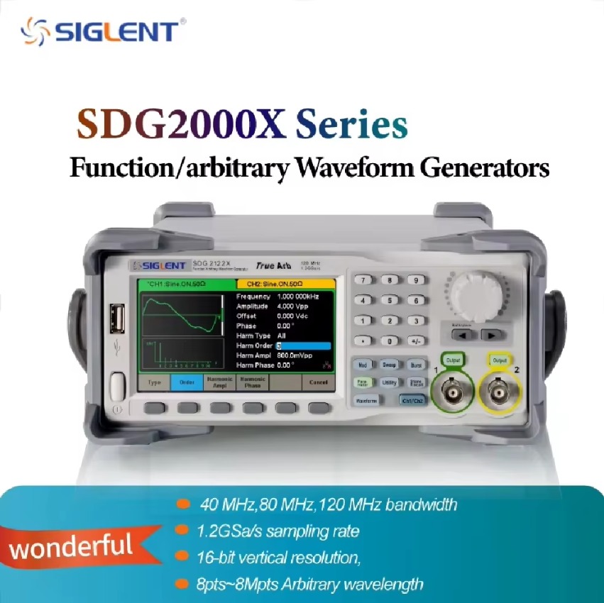 SIGLENT SDG2082X 80MHz 2CH Fon - Function Arbitrary Waveform Generator incelemesi ve fiyatı